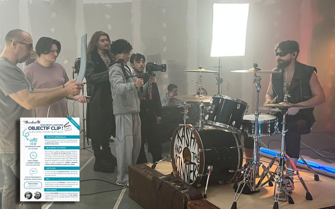 Tournage d'un clip en atelier