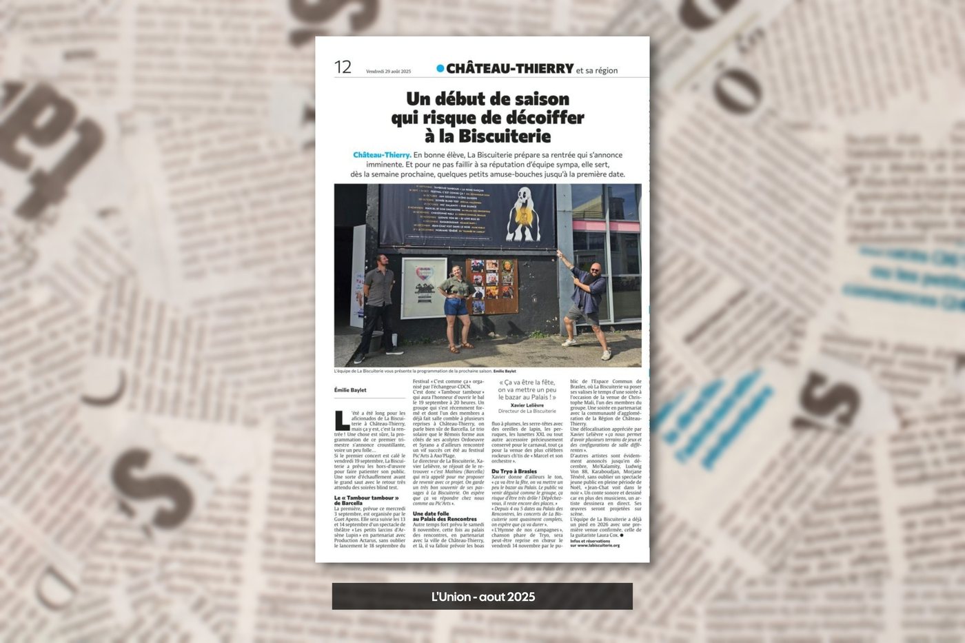 La Biscuiterie dans la presse